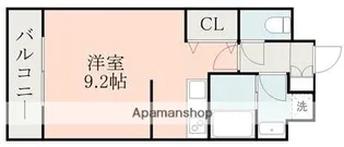 クロノスⅥ子飼橋【4階】の間取り