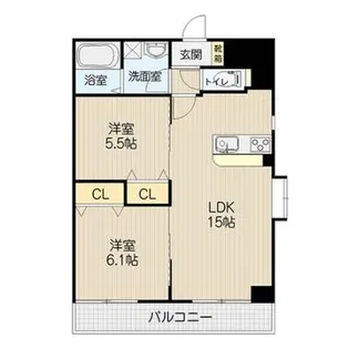 RADIA月出【4階】の間取り