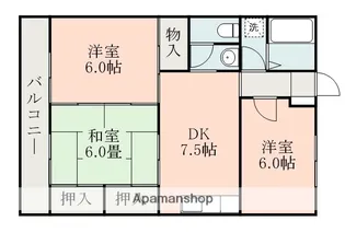 3DKの間取り画像