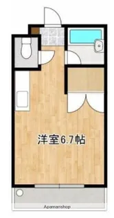 アンプルール新屋敷【1階】の間取り