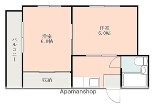 熊本県熊本市中央区水前寺6丁目【マンション】の間取り