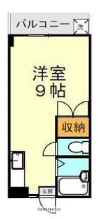 フレンドハイツ【2階】の間取り