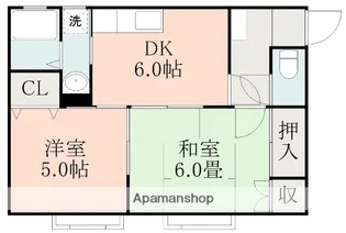 グラジオラス【2階】の間取り