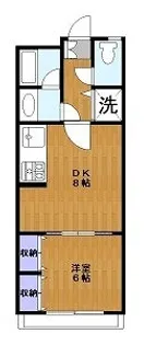 ダイアパレス出水【6階】の間取り