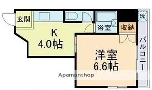 クラランス白山【2階】の間取り