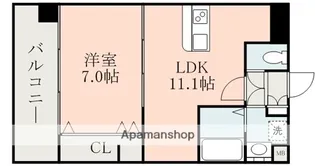 ISM水前寺【4階】の間取り