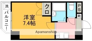 アビタシオン黒髪【7階】の間取り