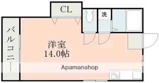 ロイヤルハイツ国府【3階】の間取り