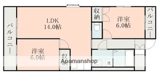 エメラルド・ドエル【3階】の間取り