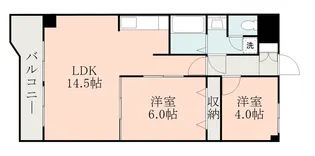 セシール水前寺【3階】の間取り