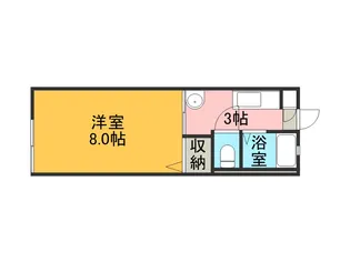メゾンドマモール【2階】の間取り