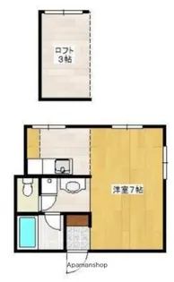 熊本県熊本市中央区黒髪5丁目【マンション】の間取り