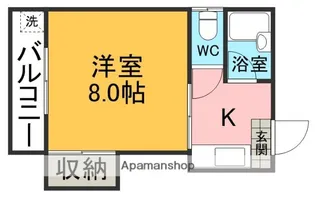 セゾン新屋敷【2階】の間取り