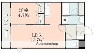 ミリーサ菊陽【4階】の間取り