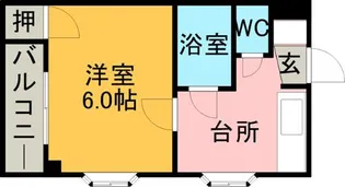 ドミールジュネス国府【3階】の間取り