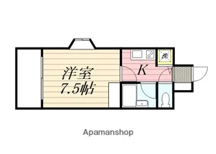 ラ・パルフェ・ド・フィネス【5階】の間取り