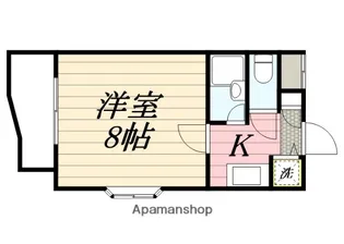 ラ・パルフェ・ド・フィネス【1108号室】の間取り