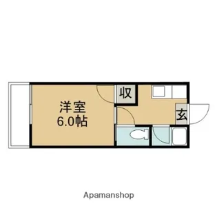 セザール新大江【2階】の間取り