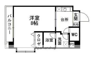 ビルド・ケアⅠ【5階】の間取り