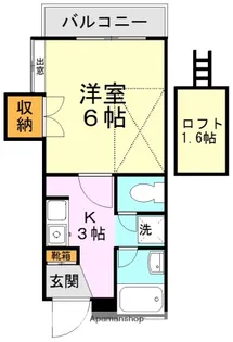 ラムズ8201【2階】の間取り