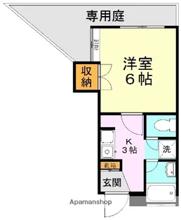 ラムズ8201【1階】の間取り