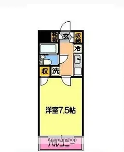 プレアール新大江【403号室】の間取り