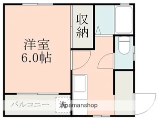コーポグリーングラス【1階】の間取り