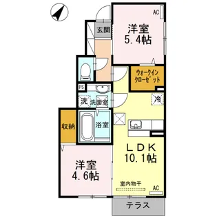 プレミアムコート【1階】の間取り