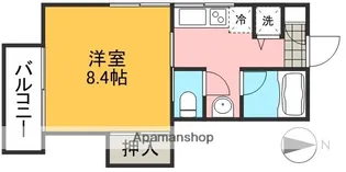 アニー黒髪【1階】の間取り