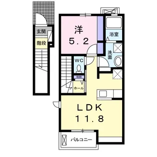 スターエイトⅡ【2階】の間取り