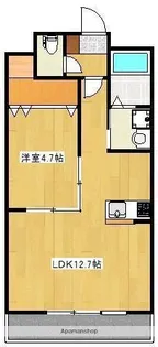 SPRING長嶺南【3階】の間取り