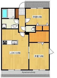 KURENAI【3階】の間取り