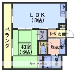 KINGDOM21【1階】の間取り