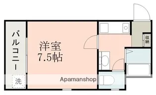 セントポーリア渡鹿【3階】の間取り