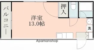 アメニティ水前寺【4階】の間取り
