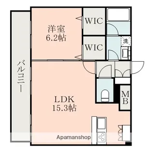 ソフィア九品寺【3階】の間取り