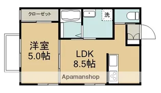 スペックス御領【1階】の間取り