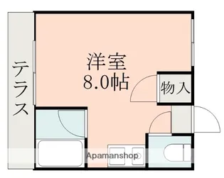 コーポフレッシュ【1階】の間取り