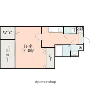 ラ・シック大江【6階】の間取り