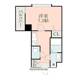 ラ・シック大江【4階】の間取り