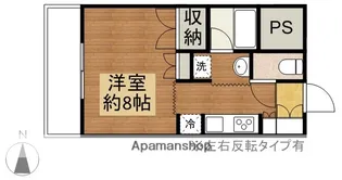 サルヴァトーレ黒髪【1階】の間取り