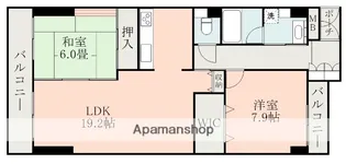ゆとりす長嶺1【1階】の間取り