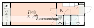カレッジコーポK【1階】の間取り