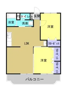 ロイヤルヤマダ【102号室】の間取り