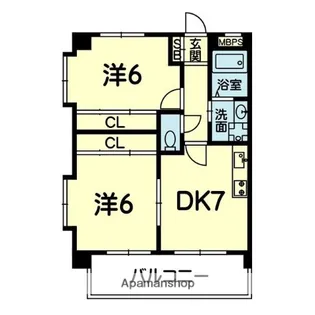 EF弐番館【301号室】の間取り