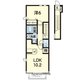 コーラル・ヴィラ【2階】の間取り