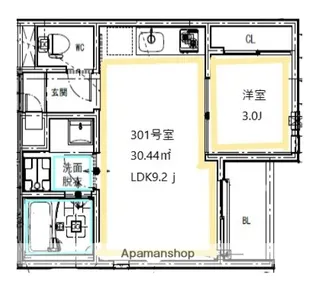 REGALESTエルドラード琴平【3階】の間取り
