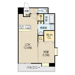 LATTICE水前寺公園【3階】の間取り