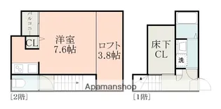 ADC熊本駅南ALIVE【1階】の間取り