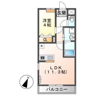 LIEBE AVENIR【2階】の間取り